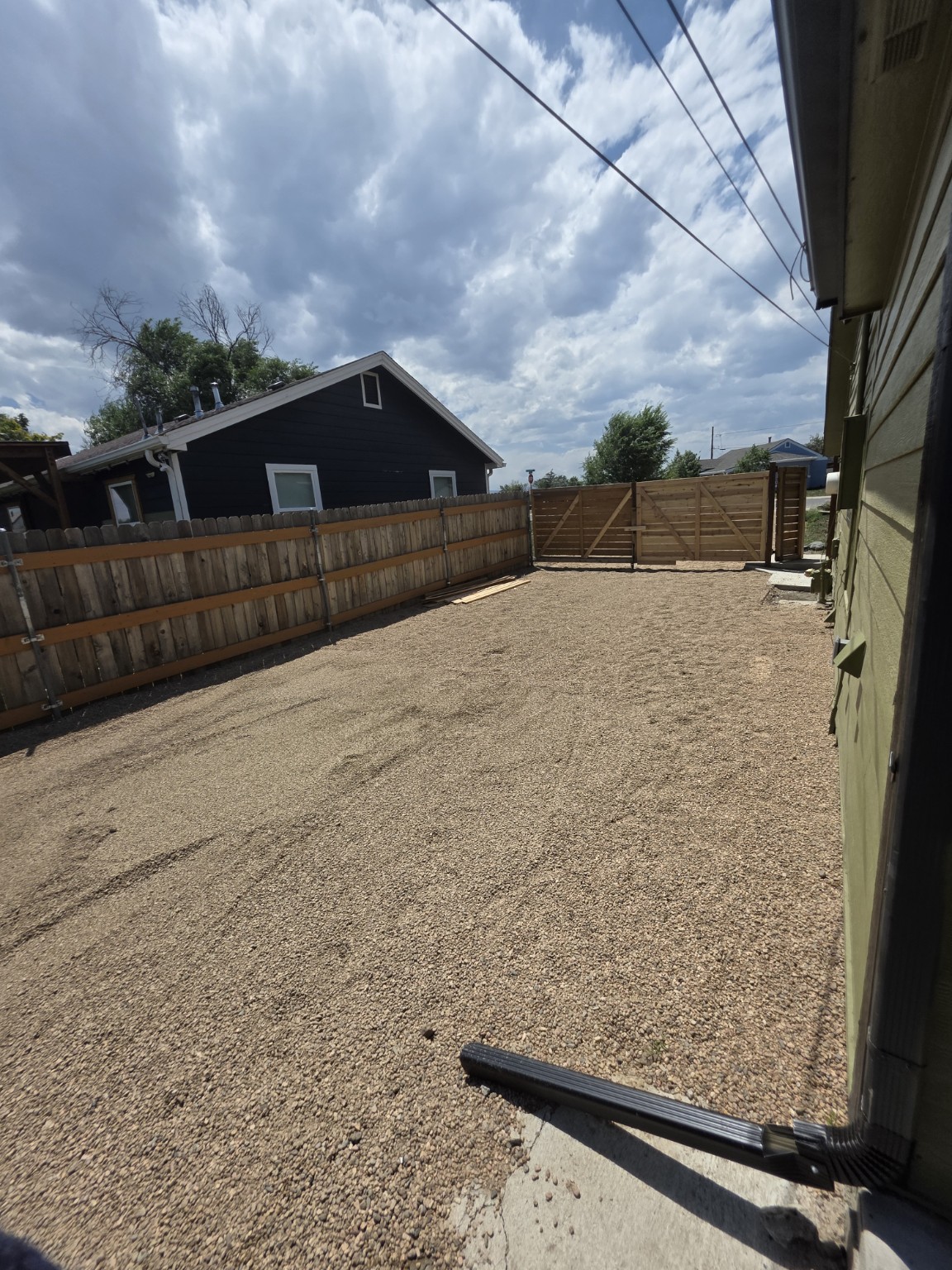 Final grading after foundation waterproofing work